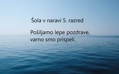 Šola v naravi 5.r